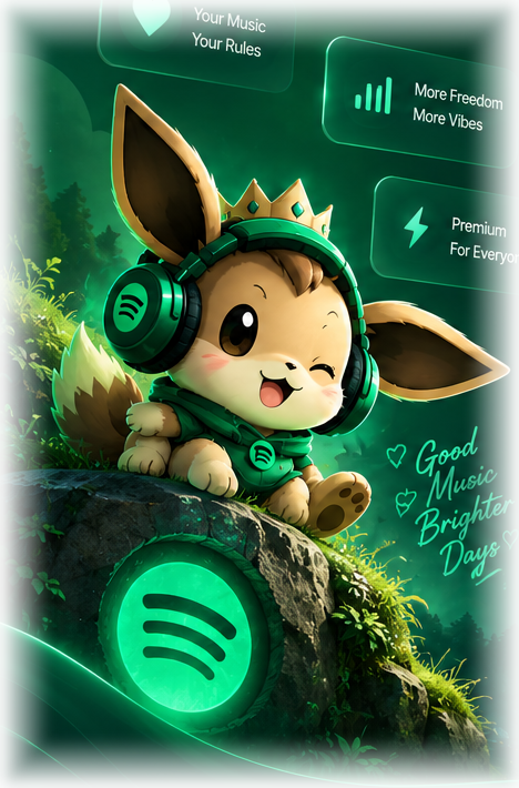 EeveeSpotify premium music experience